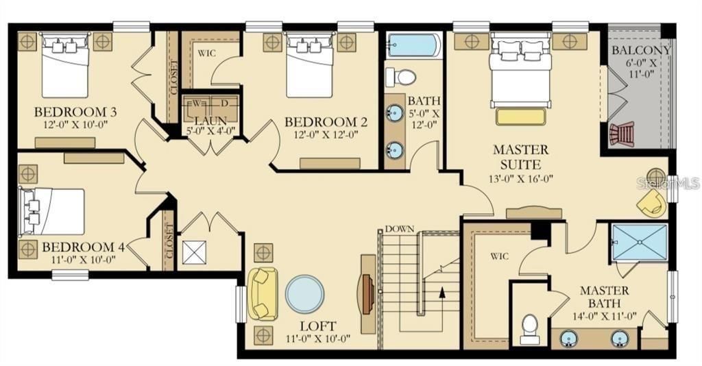 For Rent: $2,850 (5 beds, 3 baths, 2522 Square Feet)