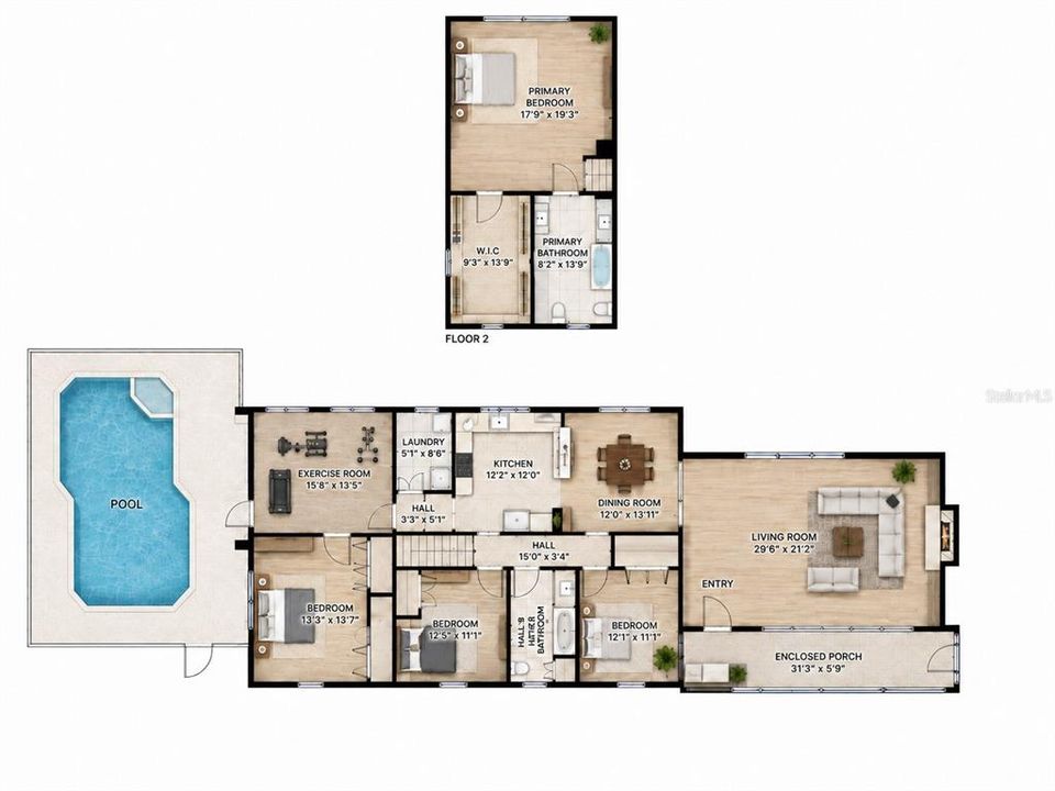 For Sale: $499,900 (4 beds, 2 baths, 2706 Square Feet)