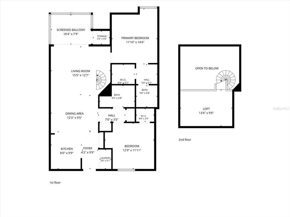 For Sale: $240,000 (2 beds, 2 baths, 1075 Square Feet)