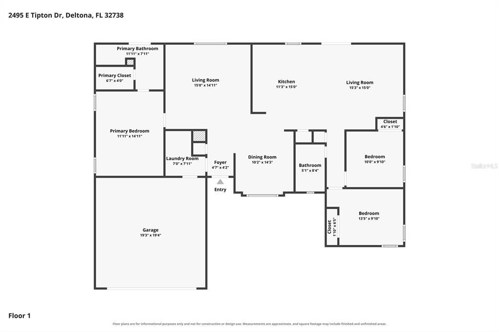 待售: $349,900 (3 贝兹, 2 浴室, 1562 平方英尺)