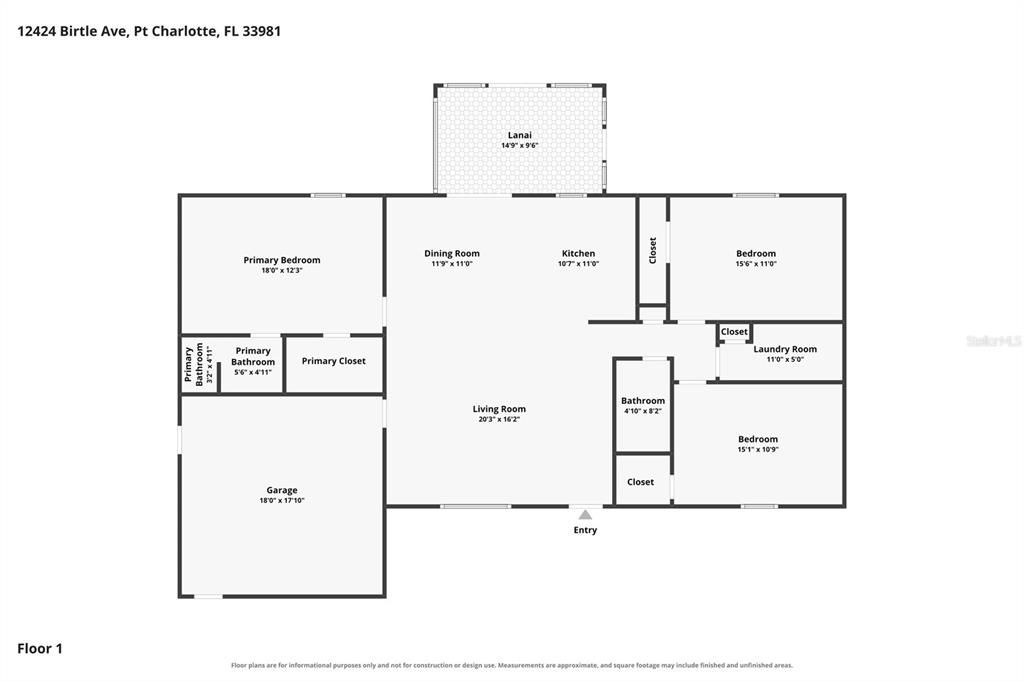 For Sale: $310,000 (3 beds, 2 baths, 1608 Square Feet)
