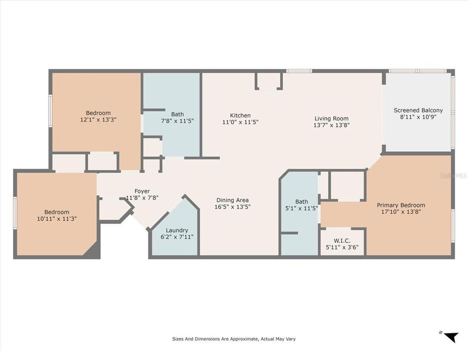 For Rent: $2,300 (3 beds, 2 baths, 1254 Square Feet)