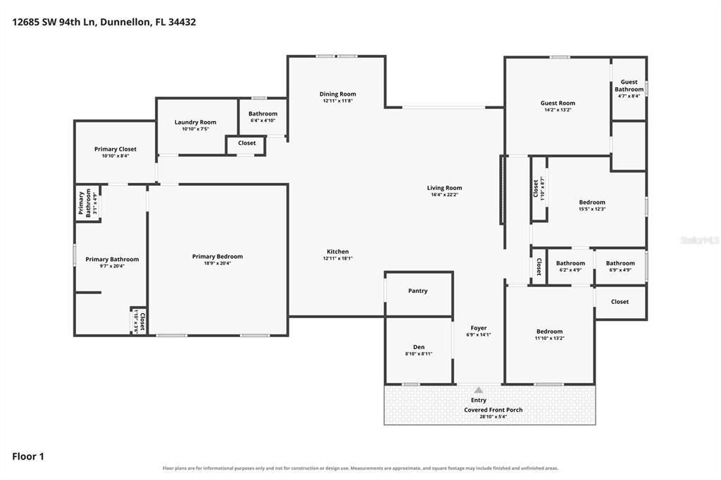 На продажу: $579,999 (4 спален, 3 ванн, 3110 Квадратных фут)