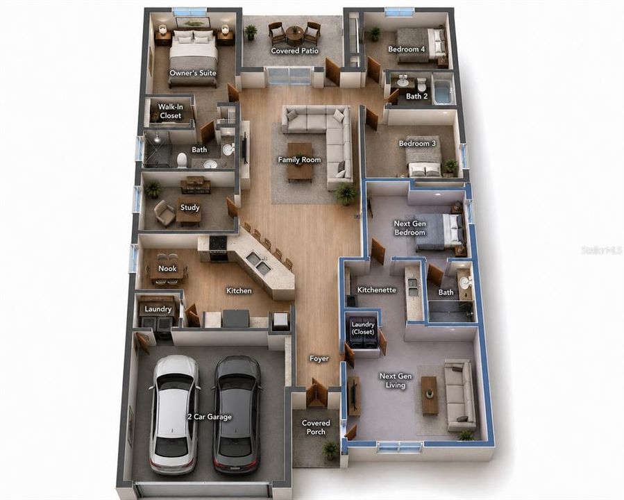 На продажу: $449,000 (5 спален, 3 ванн, 2115 Квадратных фут)