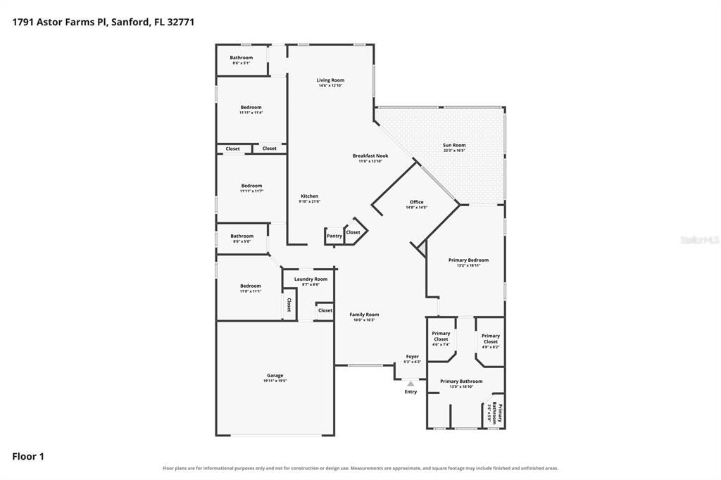 For Sale: $565,000 (4 beds, 3 baths, 2278 Square Feet)