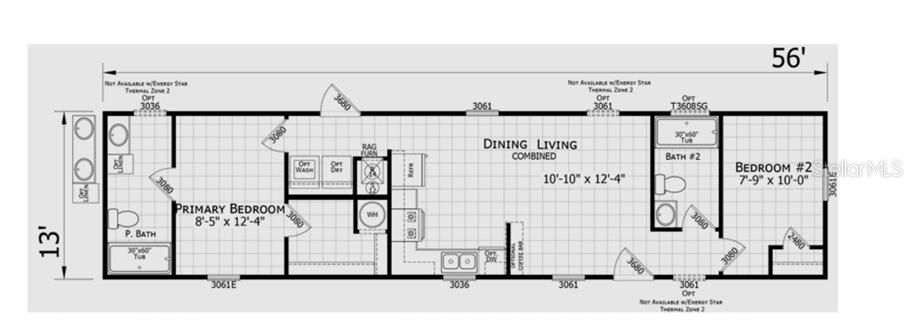 For Sale: $175,999 (2 beds, 2 baths, 728 Square Feet)