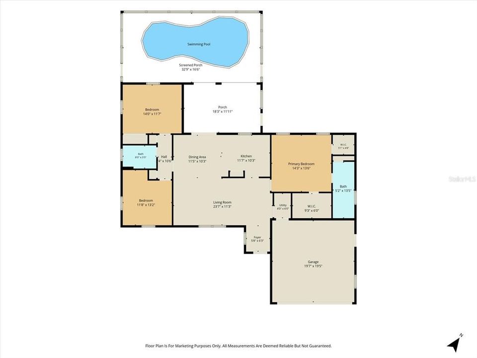En Venta: $280,000 (3 camas, 2 baños, 1578 Pies cuadrados)