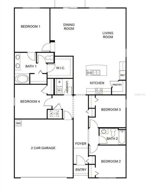 For Rent: $2,000 (4 beds, 2 baths, 1856 Square Feet)