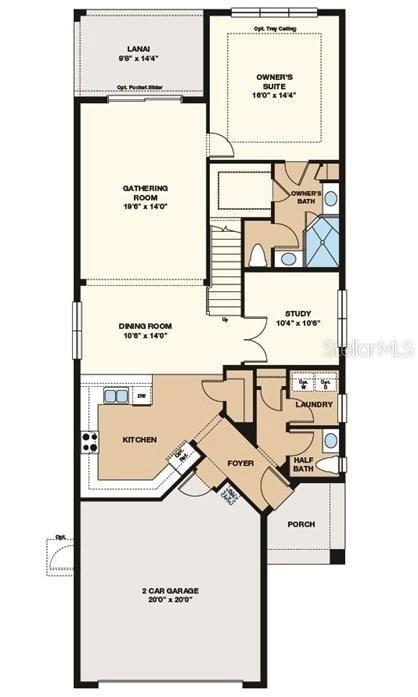 For Rent: $3,895 (4 beds, 3 baths, 2553 Square Feet)