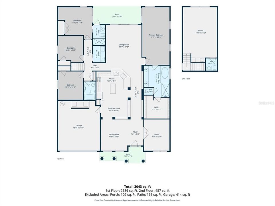 En Venta: $605,000 (4 camas, 3 baños, 3108 Pies cuadrados)