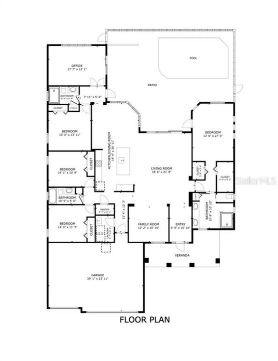For Sale: $799,000 (4 beds, 3 baths, 2721 Square Feet)