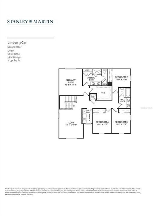 For Sale: $374,490 (5 beds, 3 baths, 2434 Square Feet)
