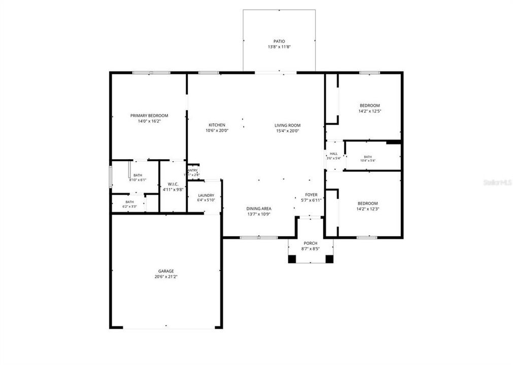 For Sale: $295,000 (3 beds, 2 baths, 1702 Square Feet)