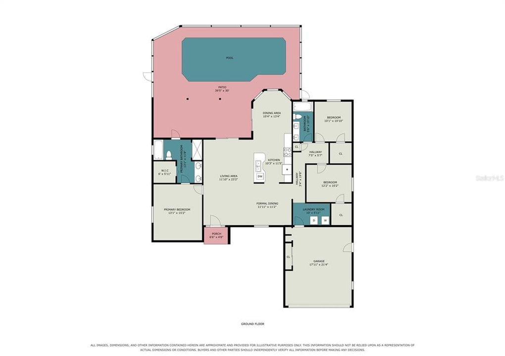For Sale: $280,000 (4 beds, 2 baths, 2015 Square Feet)