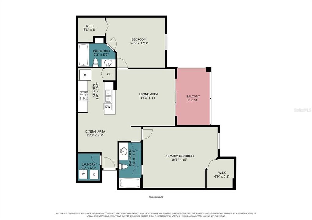 For Sale: $150,000 (2 beds, 2 baths, 1032 Square Feet)