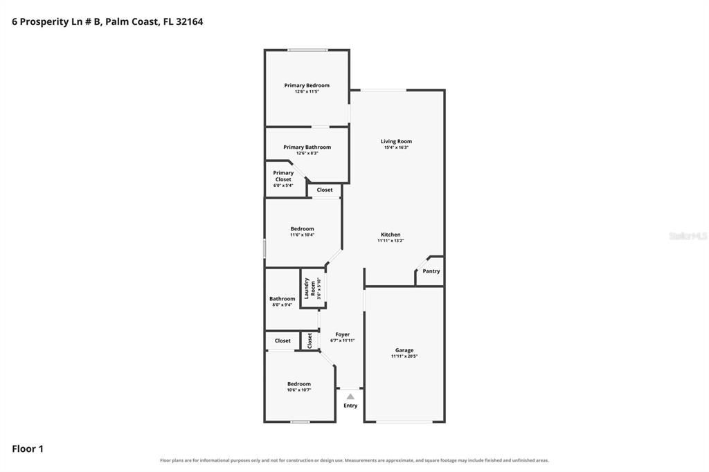 For Sale: $290,000 (3 beds, 2 baths, 1198 Square Feet)