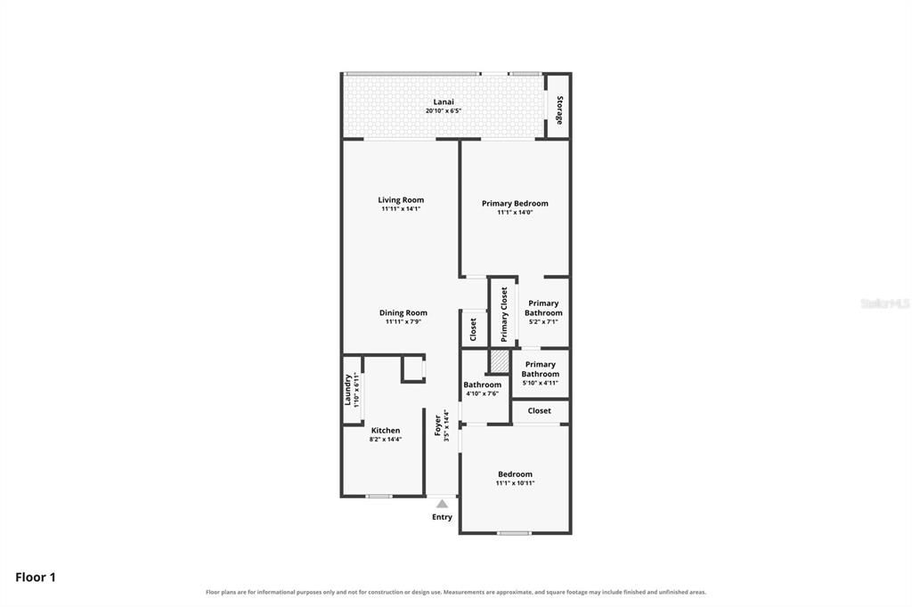 For Sale: $225,000 (2 beds, 2 baths, 966 Square Feet)