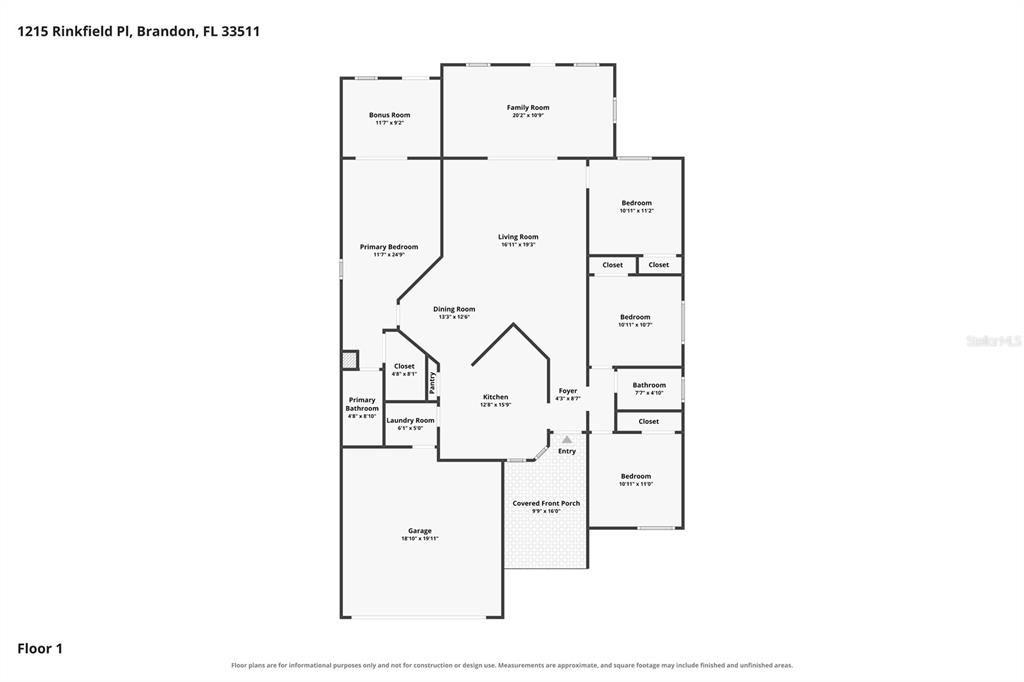 En Venta: $335,000 (4 camas, 2 baños, 1591 Pies cuadrados)