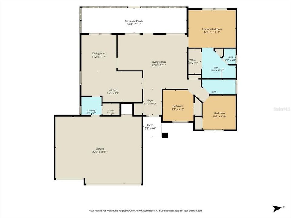 For Sale: $265,000 (3 beds, 2 baths, 1548 Square Feet)