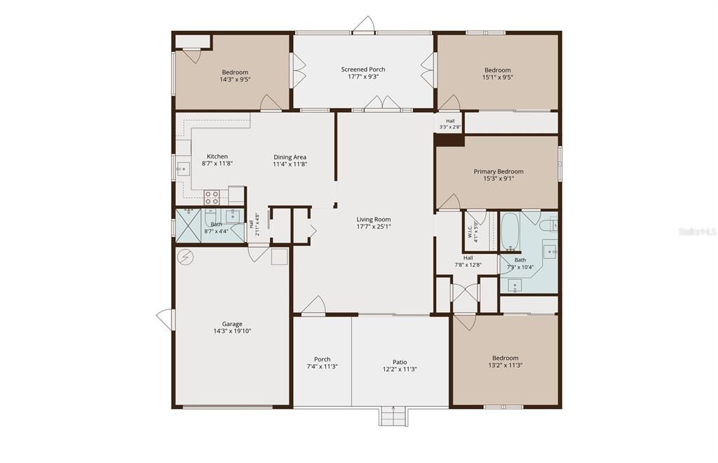 En Venta: $315,000 (4 camas, 2 baños, 1612 Pies cuadrados)