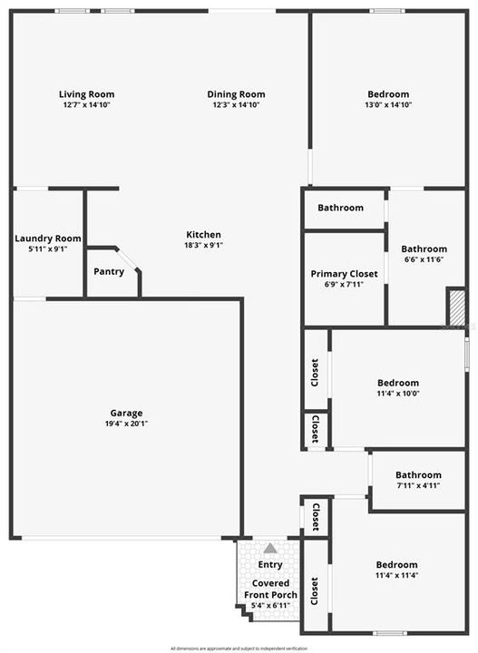 На продажу: $336,000 (3 спален, 2 ванн, 1560 Квадратных фут)