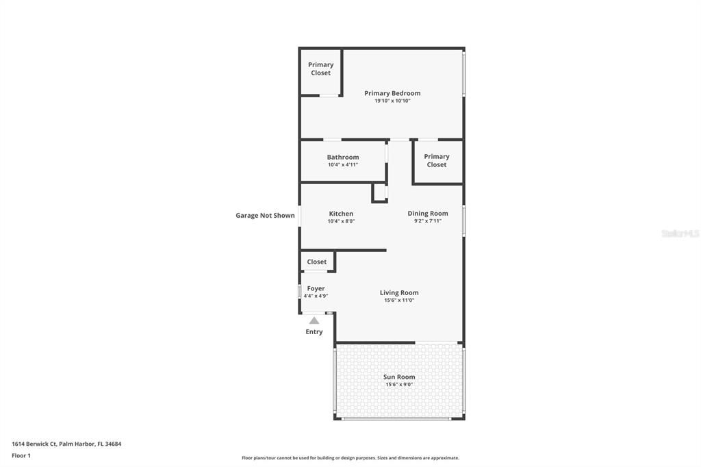 На продажу: $159,900 (1 спален, 1 ванн, 814 Квадратных фут)