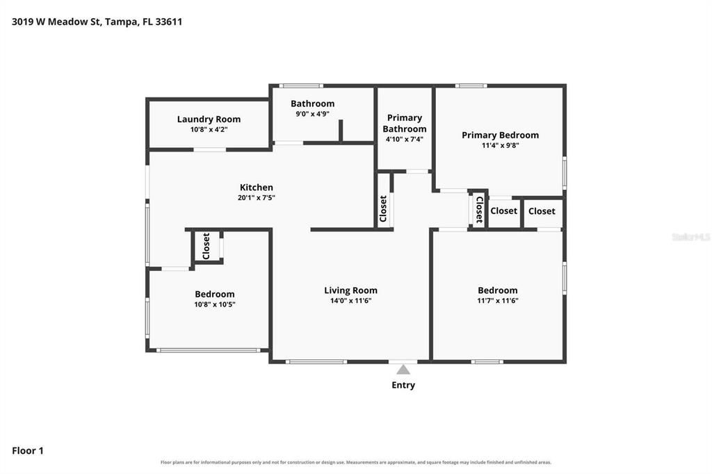 For Rent: $1,755 (3 beds, 2 baths, 1250 Square Feet)