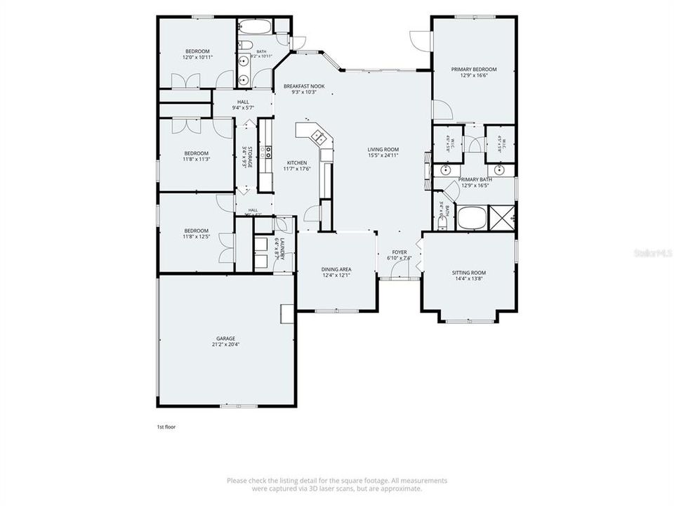 En Venta: $680,000 (4 camas, 2 baños, 2321 Pies cuadrados)