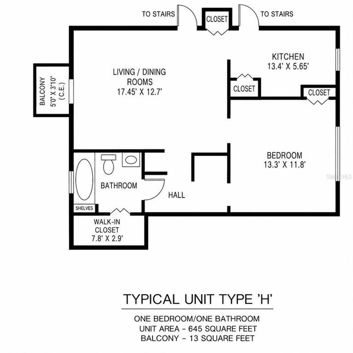 En Venta: $250,000 (1 camas, 1 baños, 645 Pies cuadrados)