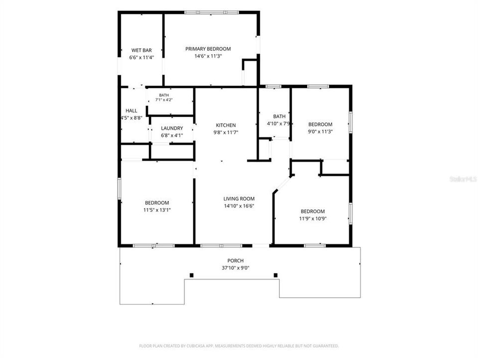 На продажу: $275,000 (4 спален, 2 ванн, 1324 Квадратных фут)
