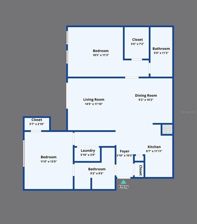 En Venta: $168,000 (2 camas, 2 baños, 1083 Pies cuadrados)