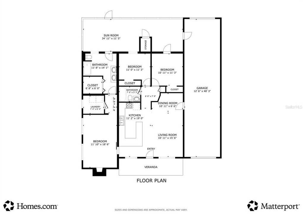 На продажу: $335,000 (3 спален, 2 ванн, 1500 Квадратных фут)