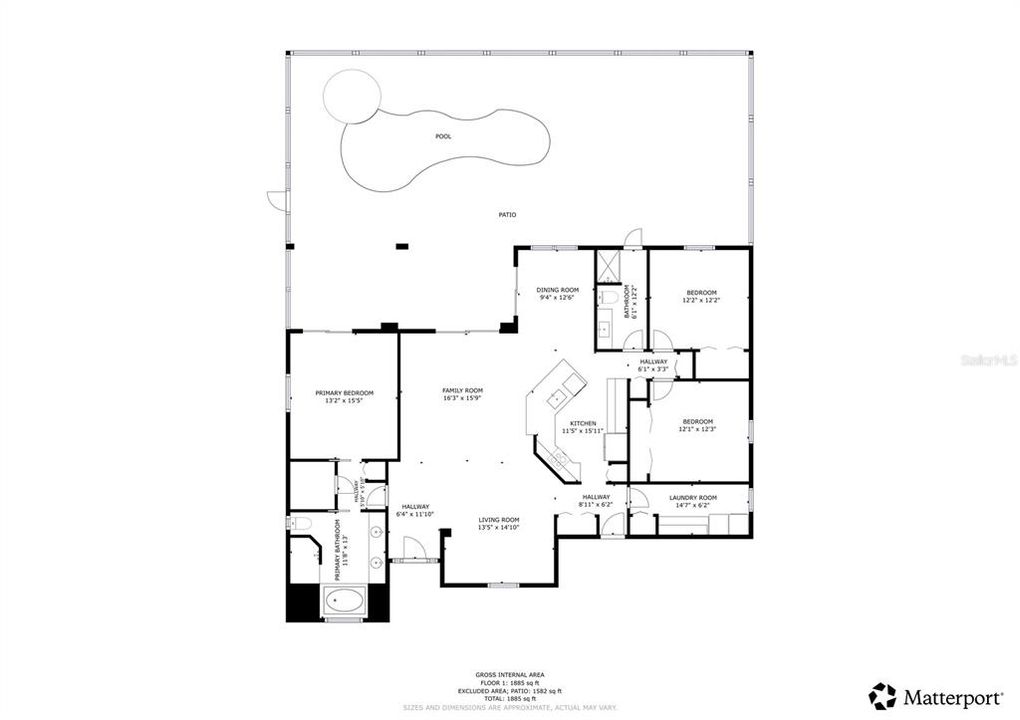 На продажу: $630,000 (3 спален, 2 ванн, 1916 Квадратных фут)
