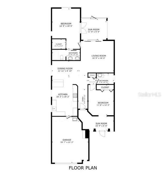 For Sale: $229,000 (2 beds, 2 baths, 1266 Square Feet)