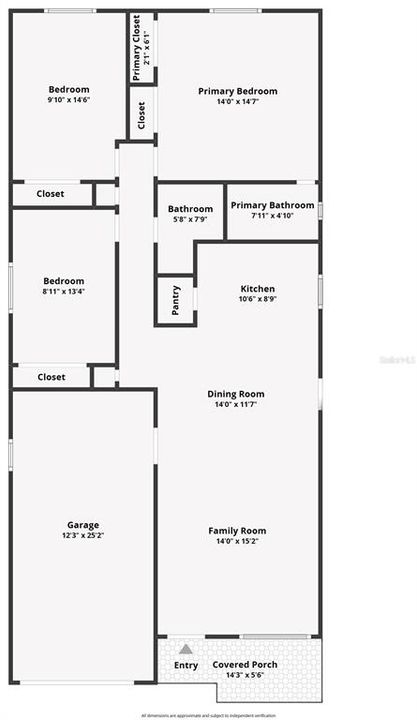 На продажу: $314,900 (3 спален, 2 ванн, 1185 Квадратных фут)