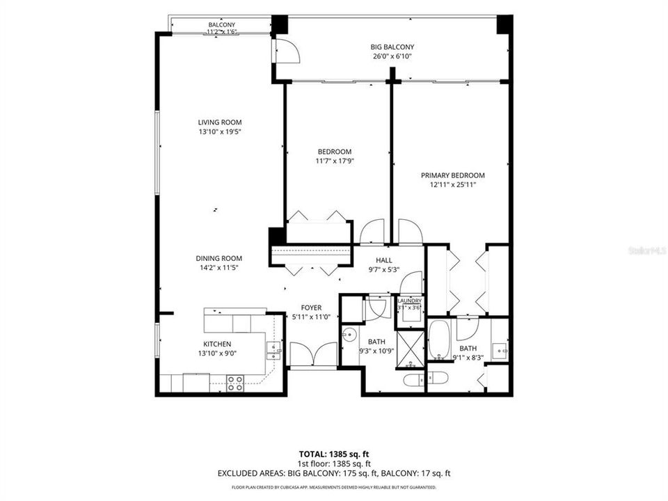 En Venta: $369,900 (2 camas, 2 baños, 1385 Pies cuadrados)