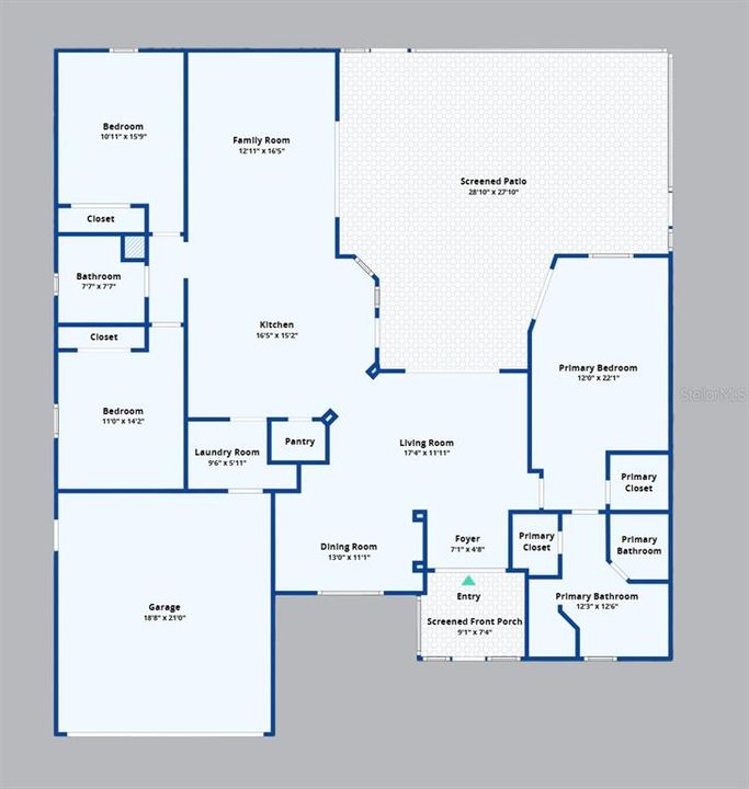 Active With Contract: $439,900 (3 beds, 2 baths, 1896 Square Feet)
