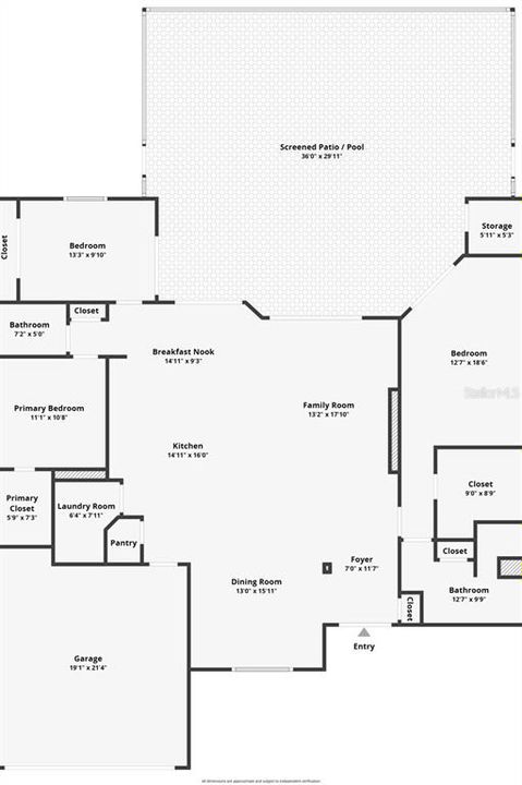 На продажу: $388,000 (3 спален, 2 ванн, 1846 Квадратных фут)