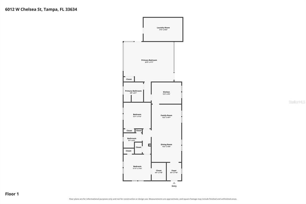 На продажу: $375,000 (3 спален, 2 ванн, 1496 Квадратных фут)