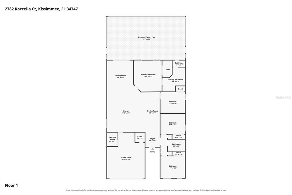 En Venta: $480,000 (4 camas, 2 baños, 1694 Pies cuadrados)