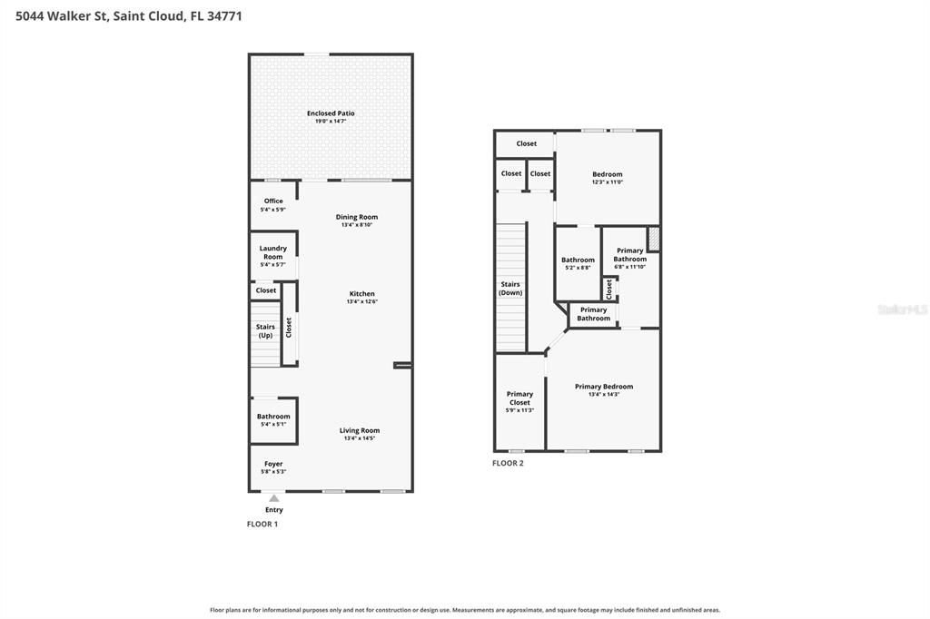 For Sale: $300,000 (2 beds, 2 baths, 1464 Square Feet)
