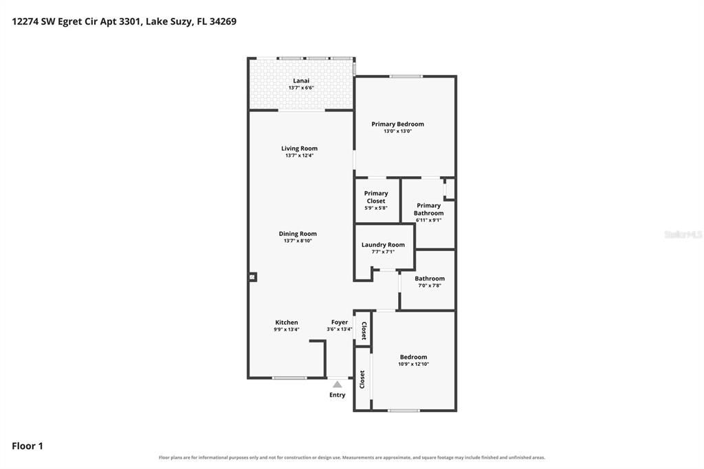 На продажу: $174,900 (2 спален, 2 ванн, 1110 Квадратных фут)