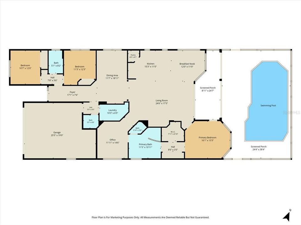Active With Contract: $369,900 (3 beds, 2 baths, 2198 Square Feet)