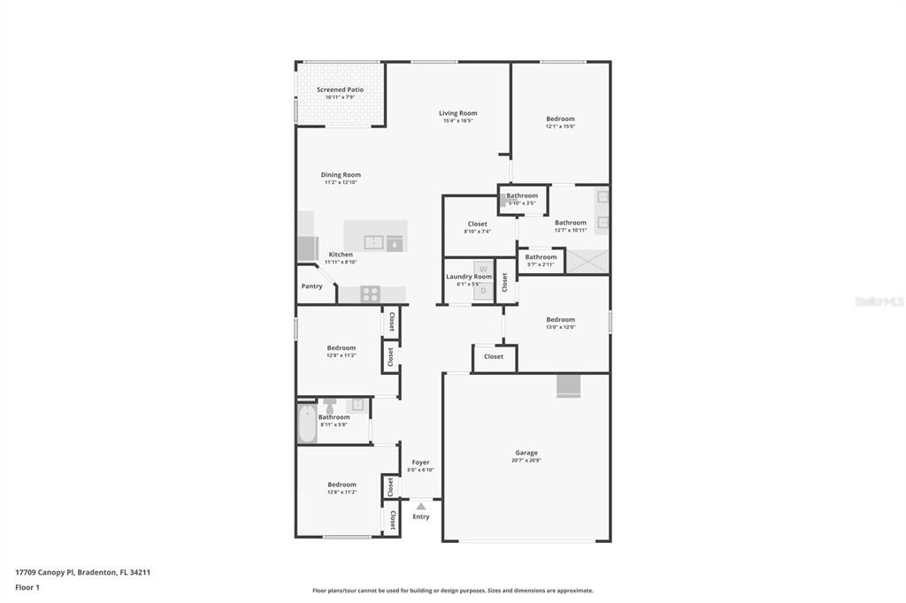 En Venta: $414,900 (4 camas, 2 baños, 1827 Pies cuadrados)