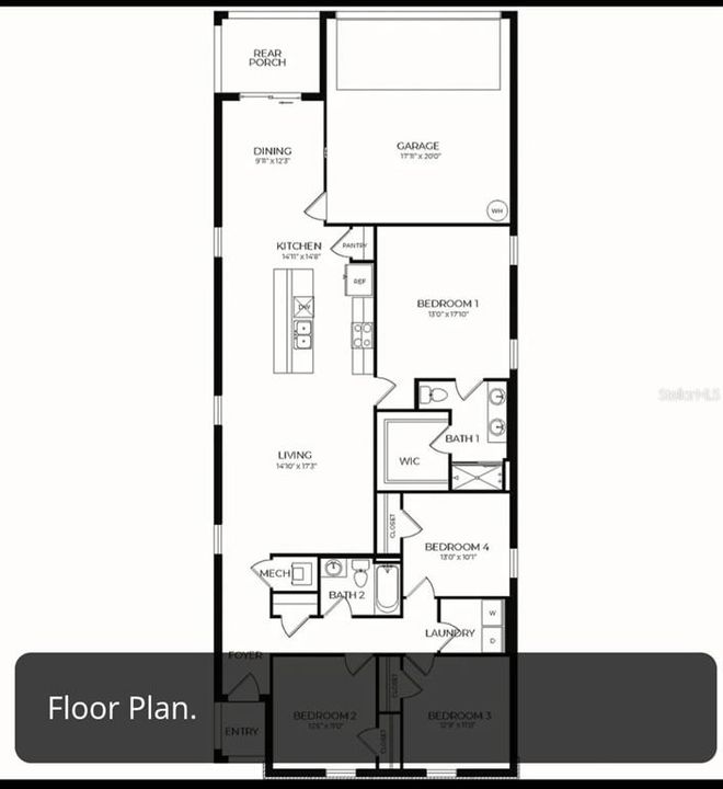 For Rent: $2,500 (4 beds, 2 baths, 1720 Square Feet)