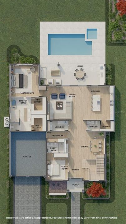 На продажу: $2,275,000 (5 спален, 4 ванн, 4131 Квадратных фут)