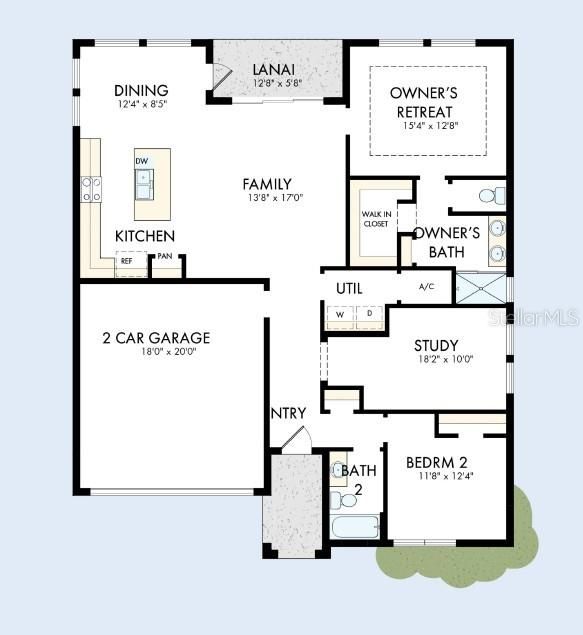 For Sale: $365,035 (2 beds, 2 baths, 1527 Square Feet)