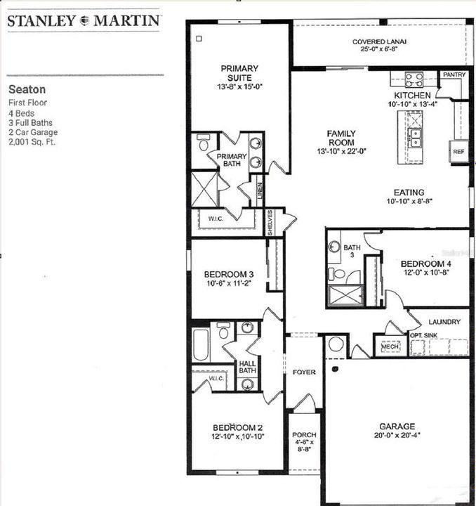 На продажу: $443,713 (4 спален, 3 ванн, 2001 Квадратных фут)