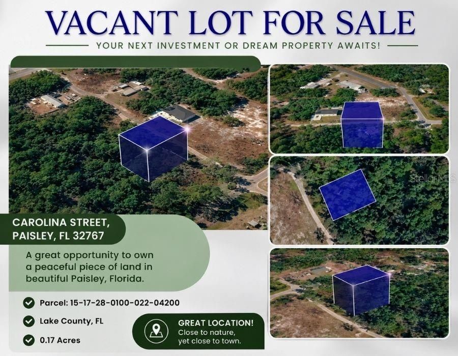 待售: $15,900 (0.17 acres)