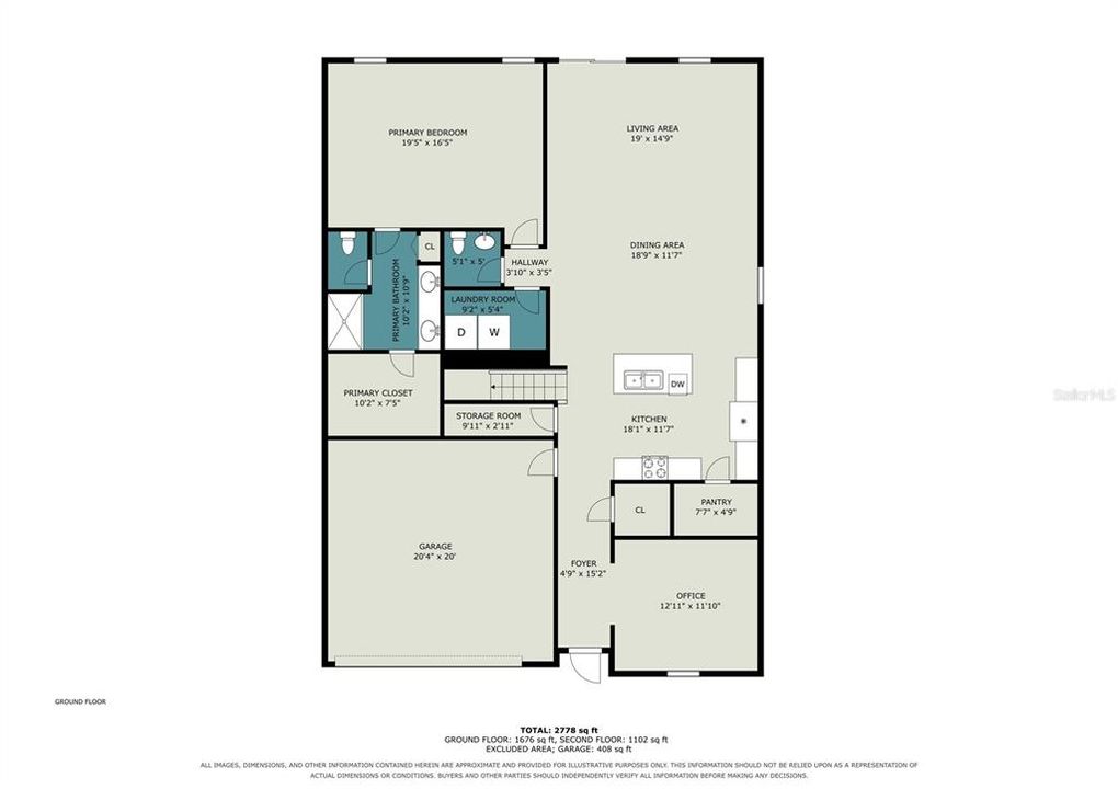 For Sale: $424,999 (5 beds, 2 baths, 2915 Square Feet)